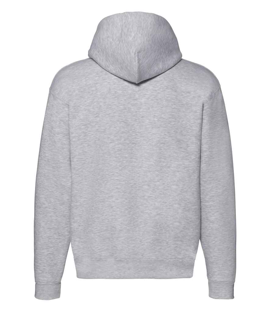 Fruit of the Loom Premium Zip Hooded Sweatshirt in by Fruit of the Loom — Custom branded clothing by Print Press, featuring premium embroidery produced in our specialist print lab in the UK.