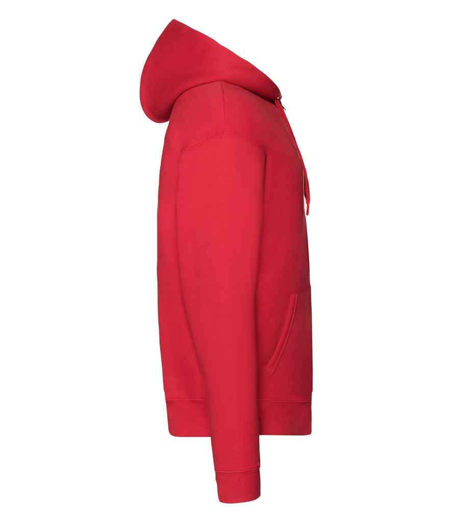 Fruit of the Loom Premium Zip Hooded Sweatshirt in by Fruit of the Loom — Custom branded clothing by Print Press, featuring premium embroidery produced in our specialist print lab in the UK.