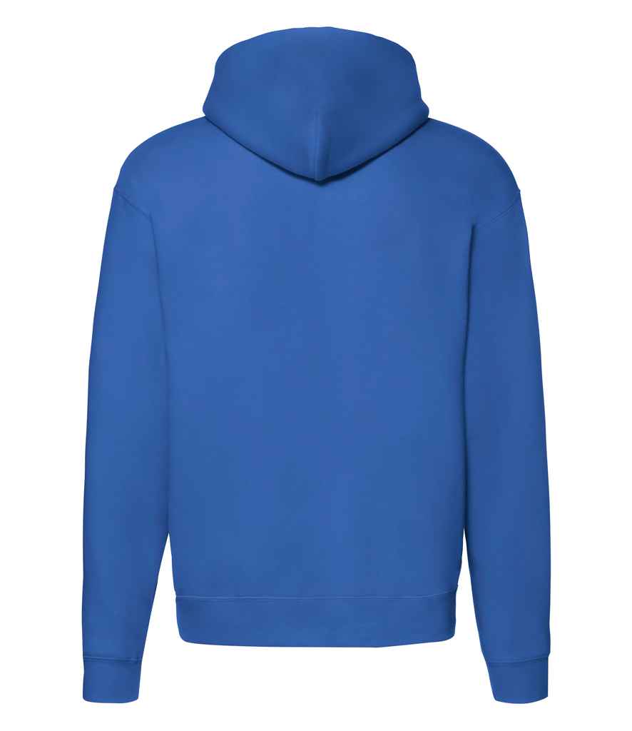 Fruit of the Loom Premium Zip Hooded Sweatshirt in by Fruit of the Loom — Custom branded clothing by Print Press, featuring premium embroidery produced in our specialist print lab in the UK.