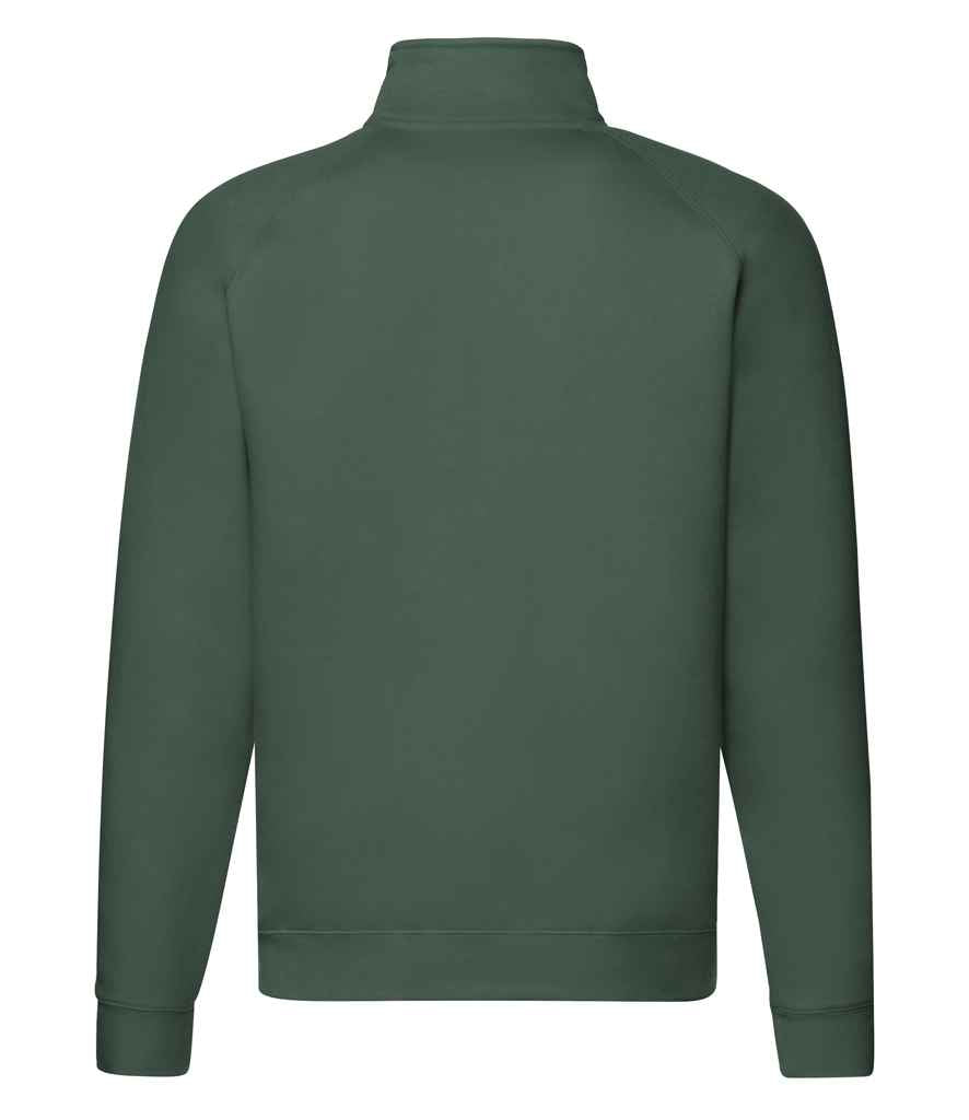 Fruit of the Loom Premium Zip Neck Sweatshirt in by Fruit of the Loom — Custom branded clothing by Print Press, featuring premium embroidery produced in our specialist print lab in the UK.