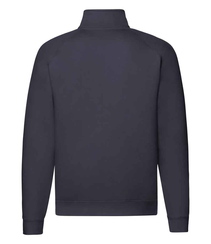 Fruit of the Loom Premium Zip Neck Sweatshirt in by Fruit of the Loom — Custom branded clothing by Print Press, featuring premium embroidery produced in our specialist print lab in the UK.
