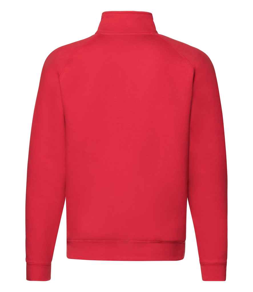 Fruit of the Loom Premium Zip Neck Sweatshirt in by Fruit of the Loom — Custom branded clothing by Print Press, featuring premium embroidery produced in our specialist print lab in the UK.
