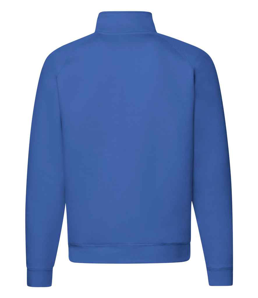 Fruit of the Loom Premium Zip Neck Sweatshirt in by Fruit of the Loom — Custom branded clothing by Print Press, featuring premium embroidery produced in our specialist print lab in the UK.