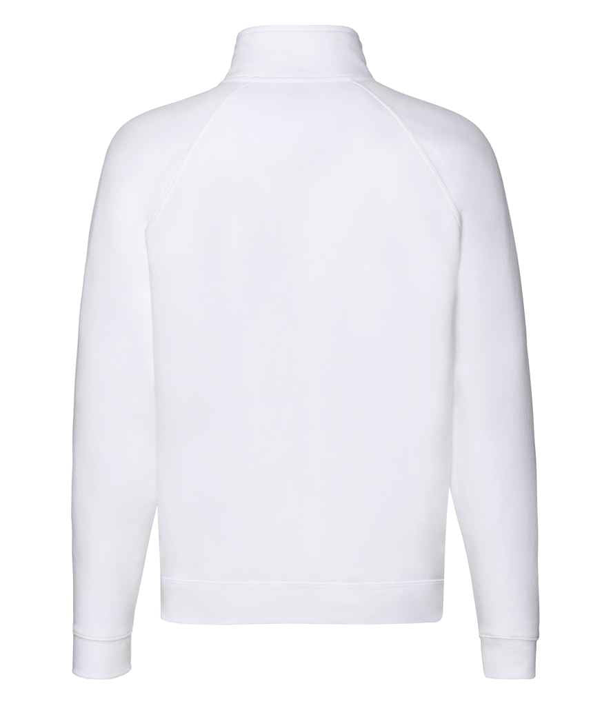 Fruit of the Loom Premium Zip Neck Sweatshirt in by Fruit of the Loom — Custom branded clothing by Print Press, featuring premium embroidery produced in our specialist print lab in the UK.