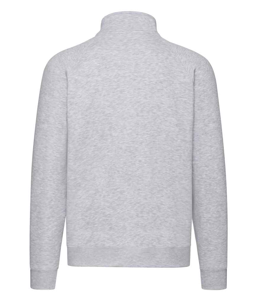 Fruit of the Loom Premium Sweat Jacket in by Fruit of the Loom — Custom branded clothing by Print Press, featuring premium embroidery produced in our specialist print lab in the UK.