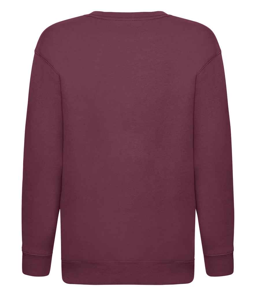 Fruit of the Loom Kids Premium Drop Shoulder Sweatshirt in by Fruit of the Loom — Custom branded clothing by Print Press, featuring premium embroidery produced in our specialist print lab in the UK.