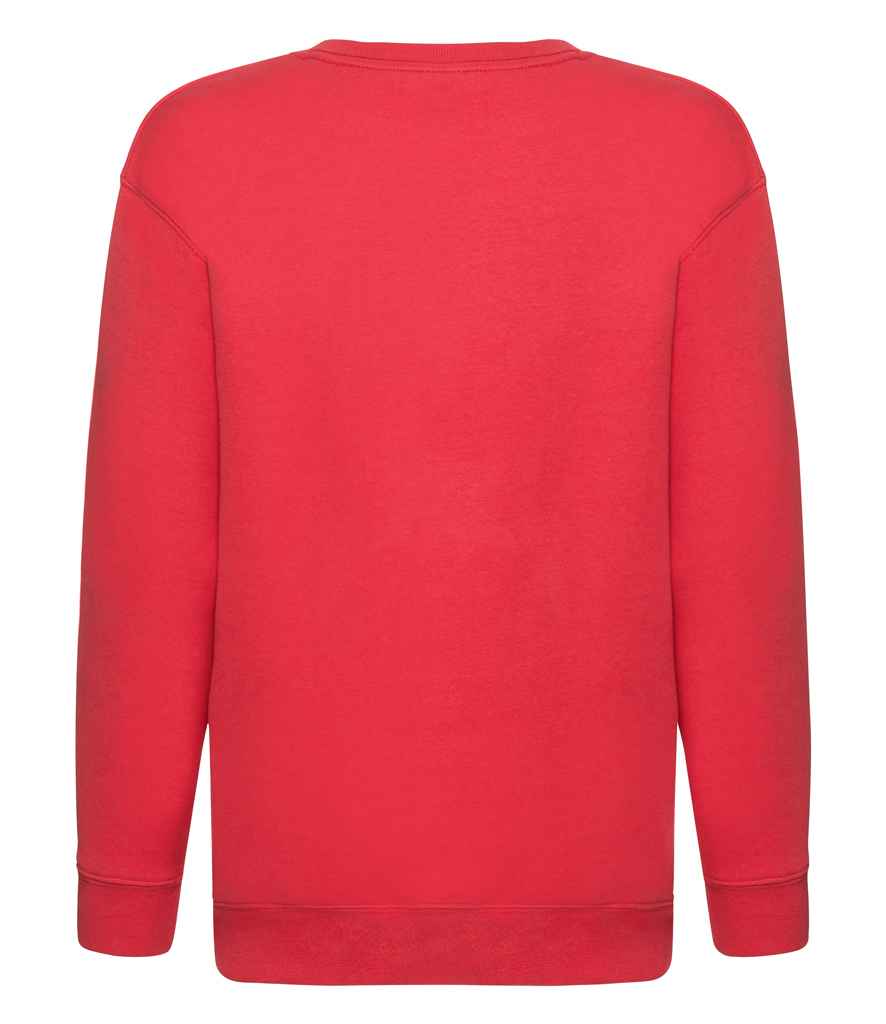 Fruit of the Loom Kids Premium Drop Shoulder Sweatshirt in by Fruit of the Loom — Custom branded clothing by Print Press, featuring premium embroidery produced in our specialist print lab in the UK.