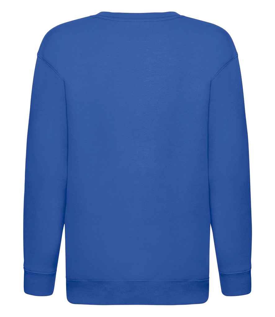 Fruit of the Loom Kids Premium Drop Shoulder Sweatshirt in by Fruit of the Loom — Custom branded clothing by Print Press, featuring premium embroidery produced in our specialist print lab in the UK.