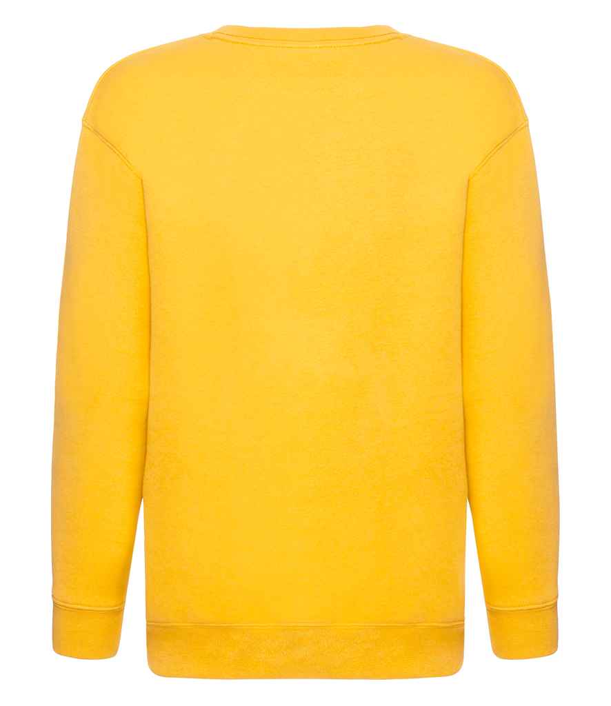 Fruit of the Loom Kids Premium Drop Shoulder Sweatshirt in by Fruit of the Loom — Custom branded clothing by Print Press, featuring premium embroidery produced in our specialist print lab in the UK.