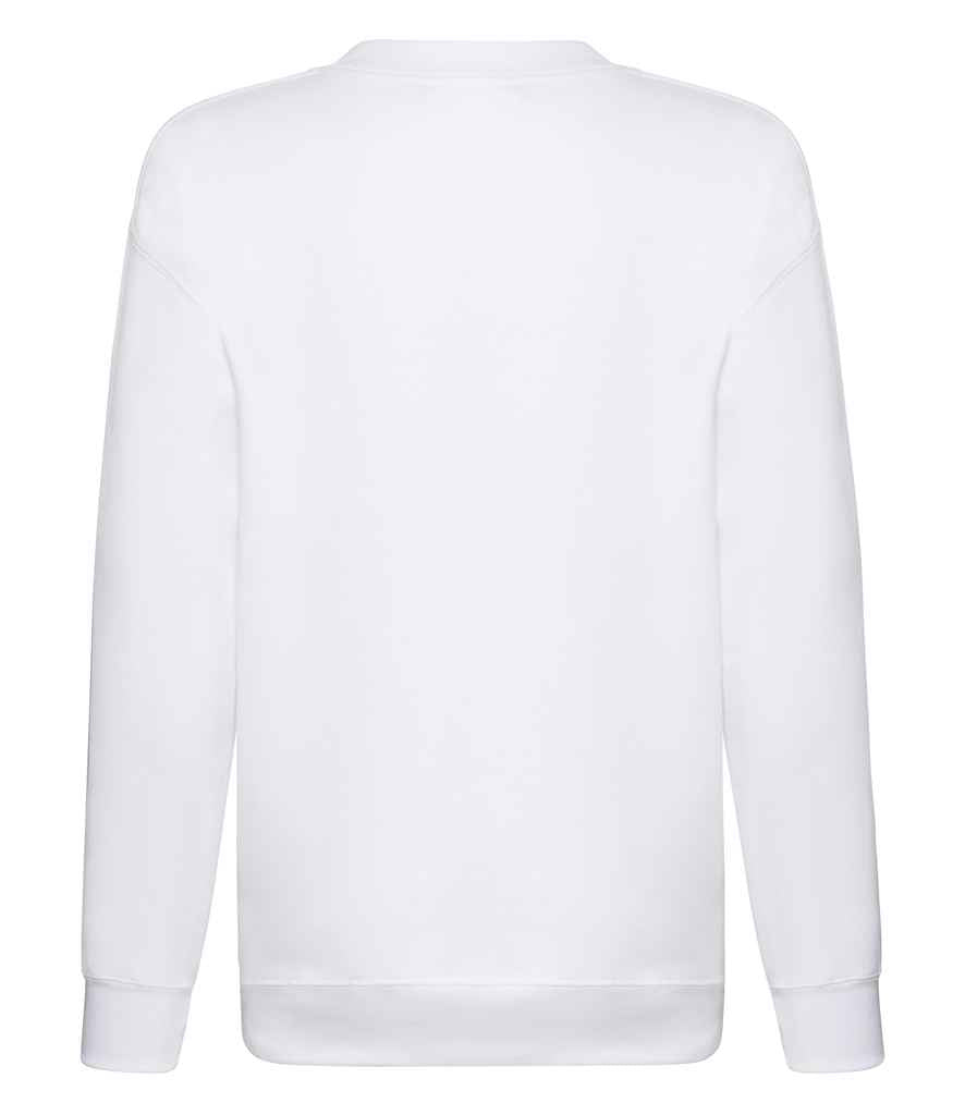 Fruit of the Loom Kids Premium Drop Shoulder Sweatshirt in by Fruit of the Loom — Custom branded clothing by Print Press, featuring premium embroidery produced in our specialist print lab in the UK.