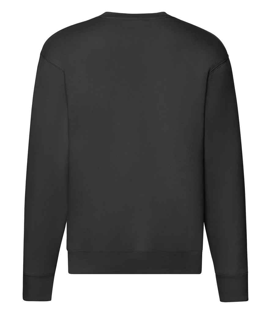 Fruit of the Loom Premium Drop Shoulder Sweatshirt in by Fruit of the Loom — Custom branded clothing by Print Press, featuring premium embroidery produced in our specialist print lab in the UK.