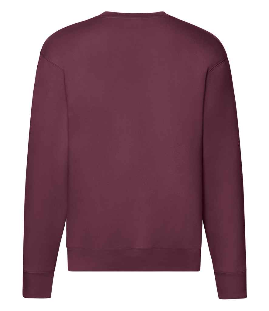 Fruit of the Loom Premium Drop Shoulder Sweatshirt in by Fruit of the Loom — Custom branded clothing by Print Press, featuring premium embroidery produced in our specialist print lab in the UK.