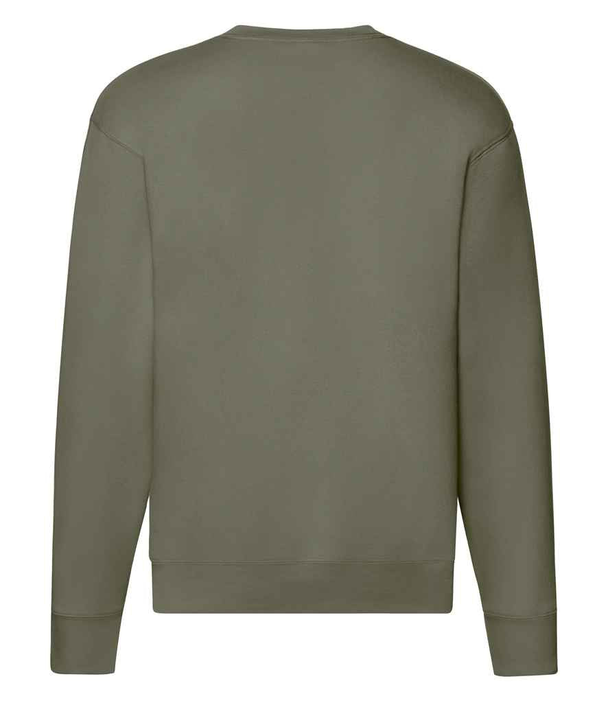 Fruit of the Loom Premium Drop Shoulder Sweatshirt in by Fruit of the Loom — Custom branded clothing by Print Press, featuring premium embroidery produced in our specialist print lab in the UK.