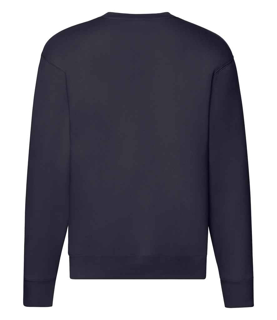 Fruit of the Loom Premium Drop Shoulder Sweatshirt in by Fruit of the Loom — Custom branded clothing by Print Press, featuring premium embroidery produced in our specialist print lab in the UK.