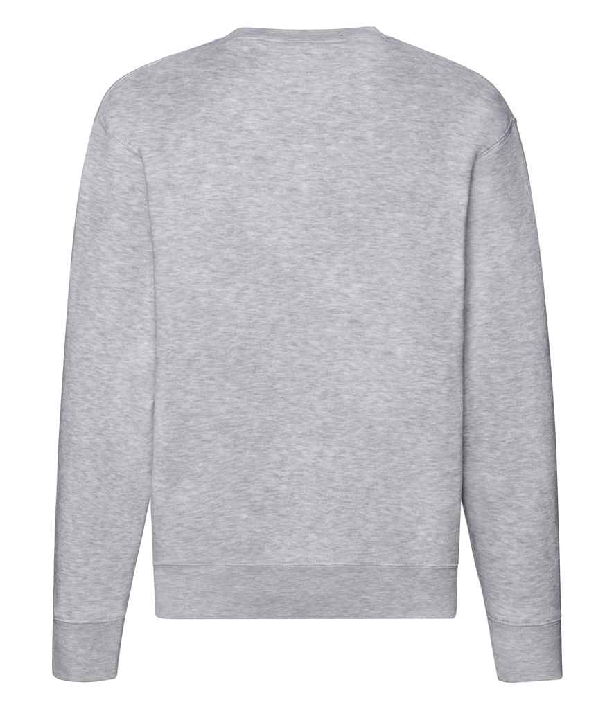 Fruit of the Loom Premium Drop Shoulder Sweatshirt in by Fruit of the Loom — Custom branded clothing by Print Press, featuring premium embroidery produced in our specialist print lab in the UK.