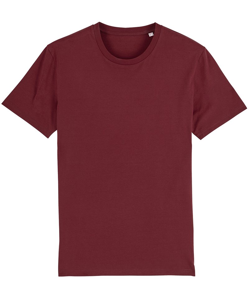 Unisex Creator Iconic T-Shirt (Sttu755) - (5th Colours) in Burgundy by StanleyStella — Custom branded clothing by Print Press, featuring premium embroidery produced in our specialist print lab in the UK.