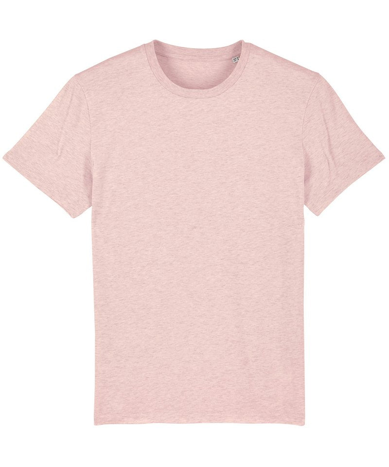 Unisex Creator Iconic T-Shirt (Sttu755) - (4th Colours) in Cream Heather Pink by StanleyStella — Custom branded clothing by Print Press, featuring premium embroidery produced in our specialist print lab in the UK.