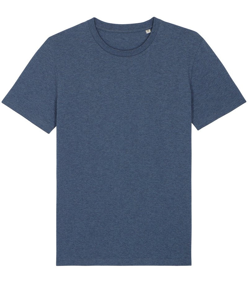 Unisex Creator Iconic T-Shirt (Sttu755) - (4th Colours) in Dark Heather Blue by StanleyStella — Custom branded clothing by Print Press, featuring premium embroidery produced in our specialist print lab in the UK.