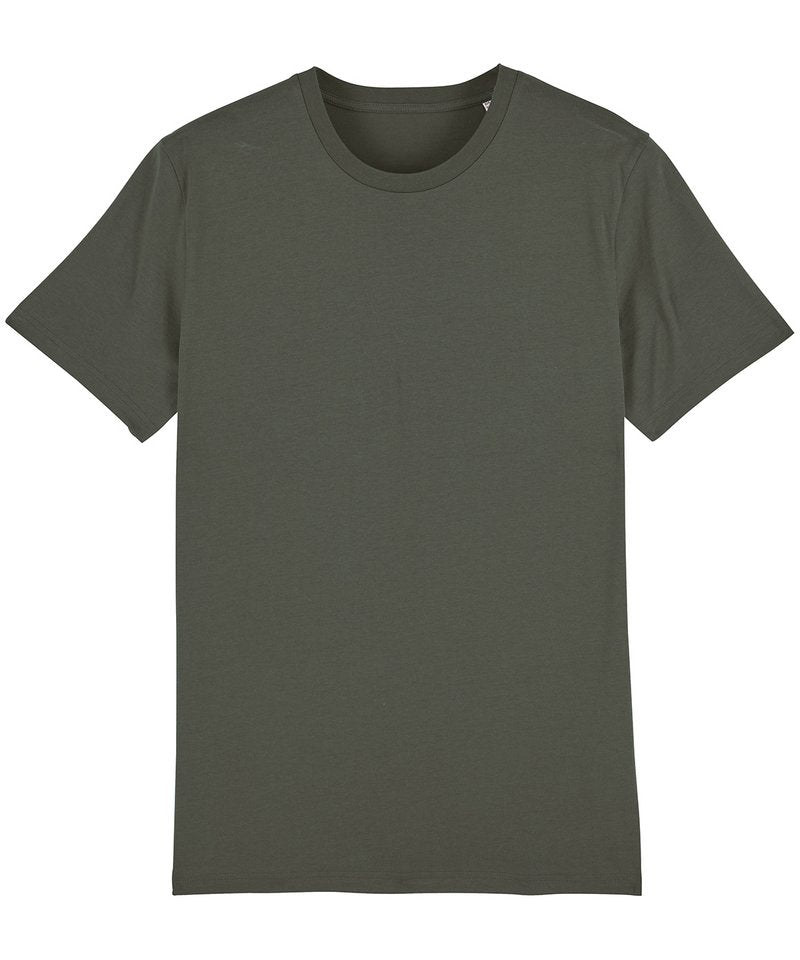 Unisex Creator Iconic T-Shirt (Sttu755) - (2nd Colours) in Khaki by StanleyStella — Custom branded clothing by Print Press, featuring premium embroidery produced in our specialist print lab in the UK.