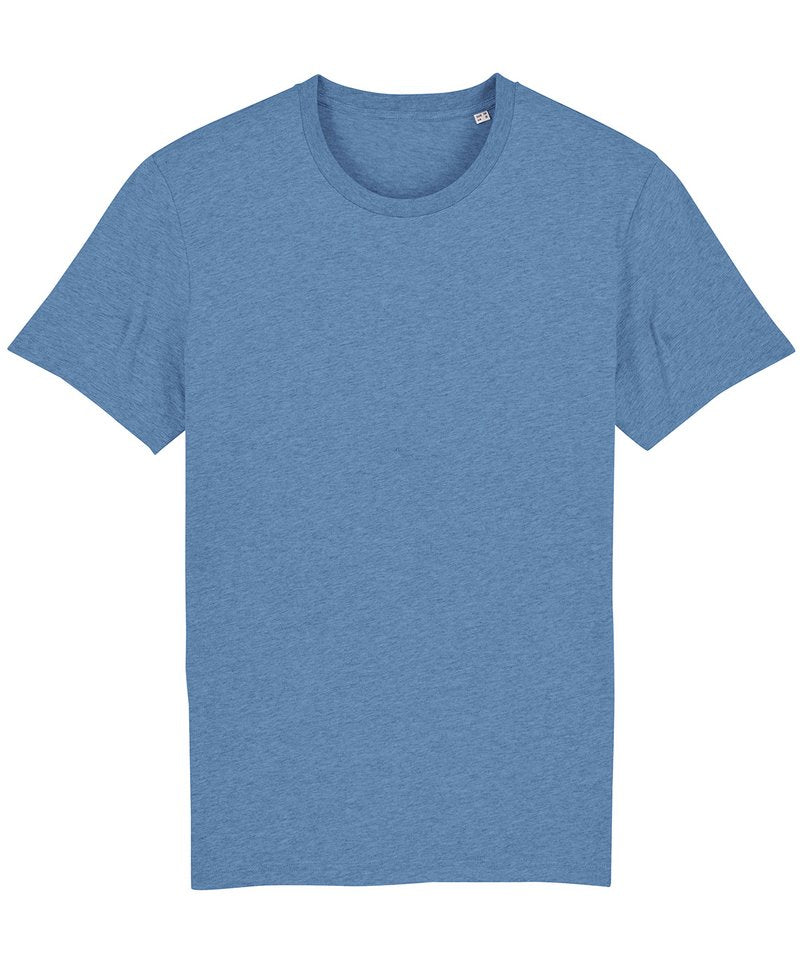 Unisex Creator Iconic T-Shirt (Sttu755) - (2nd Colours) in Mid Heather Blue by StanleyStella — Custom branded clothing by Print Press, featuring premium embroidery produced in our specialist print lab in the UK.