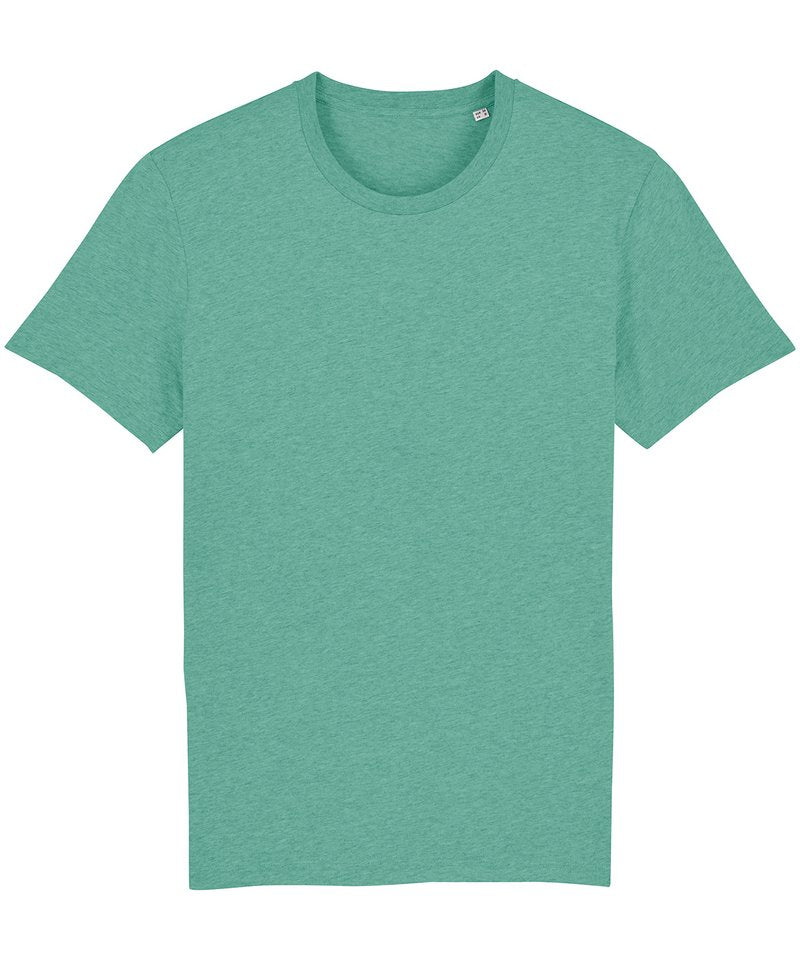 Unisex Creator Iconic T-Shirt (Sttu755) - (2nd Colours) in Mid Heather Green by StanleyStella — Custom branded clothing by Print Press, featuring premium embroidery produced in our specialist print lab in the UK.