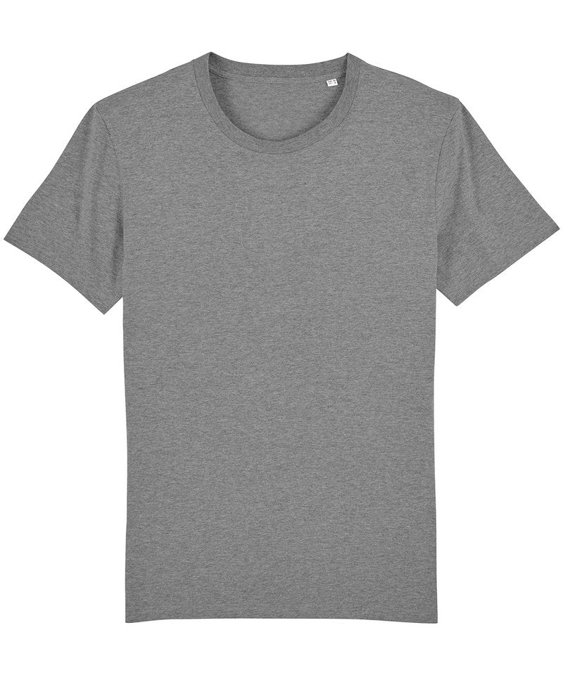 Unisex Creator Iconic T-Shirt (Sttu755) - (2nd Colours) in Mid Heather Grey by StanleyStella — Custom branded clothing by Print Press, featuring premium embroidery produced in our specialist print lab in the UK.