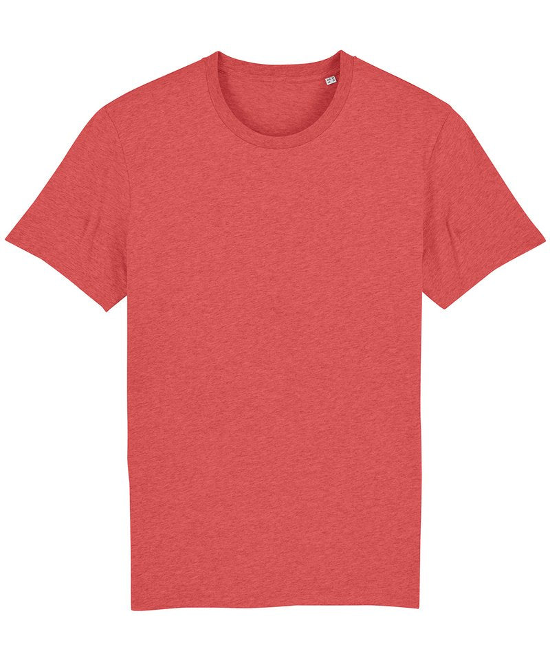 Unisex Creator Iconic T-Shirt (Sttu755) - (2nd Colours) in Mid Heather Red by StanleyStella — Custom branded clothing by Print Press, featuring premium embroidery produced in our specialist print lab in the UK.