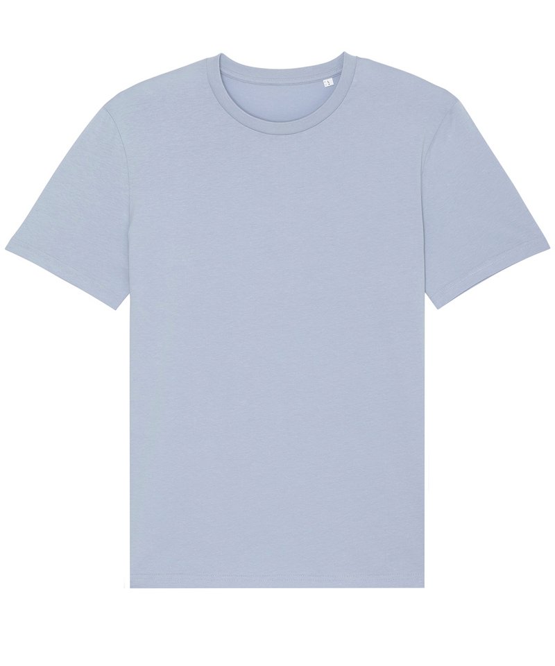 Unisex Creator Iconic T-Shirt (Sttu755) in Serene Blue by StanleyStella — Custom branded clothing by Print Press, featuring premium embroidery produced in our specialist print lab in the UK.