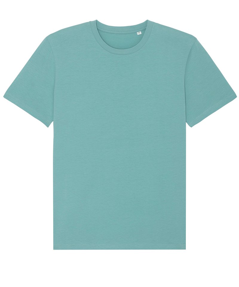 Unisex Creator Iconic T-Shirt (Sttu755) in Teal Monstera by StanleyStella — Custom branded clothing by Print Press, featuring premium embroidery produced in our specialist print lab in the UK.
