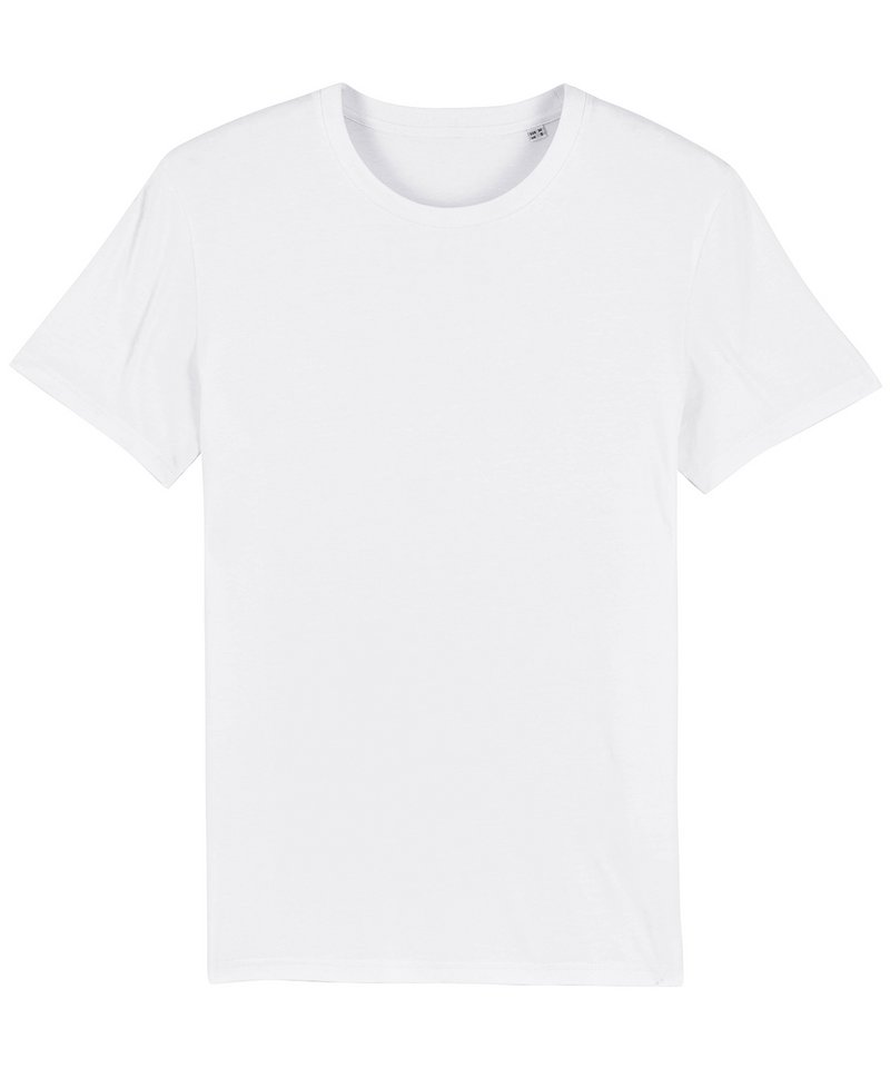 Unisex Creator Iconic T-Shirt (Sttu755) in White by StanleyStella — Custom branded clothing by Print Press, featuring premium embroidery produced in our specialist print lab in the UK.