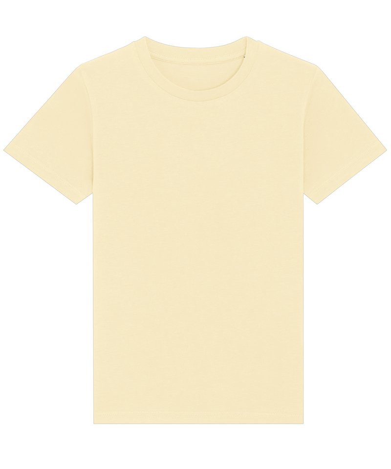 Kids Mini Creator Iconic T-Shirt (Sttk909) - (2nd Colours) in Butter by StanleyStella — Custom branded clothing by Print Press, featuring premium embroidery produced in our specialist print lab in the UK.