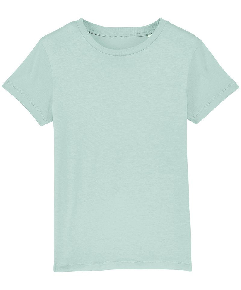 Kids Mini Creator Iconic T-Shirt (Sttk909) - (2nd Colours) in Caribbean Blue by StanleyStella — Custom branded clothing by Print Press, featuring premium embroidery produced in our specialist print lab in the UK.