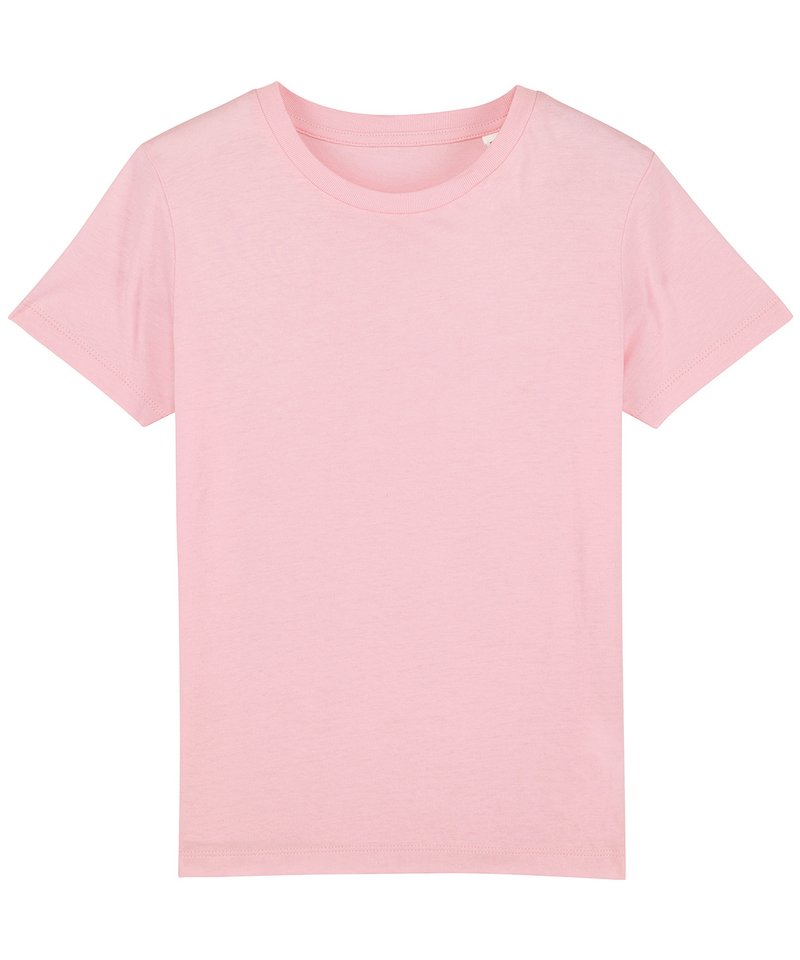 Kids Mini Creator Iconic T-Shirt (Sttk909) - (2nd Colours) in Cotton Pink by StanleyStella — Custom branded clothing by Print Press, featuring premium embroidery produced in our specialist print lab in the UK.