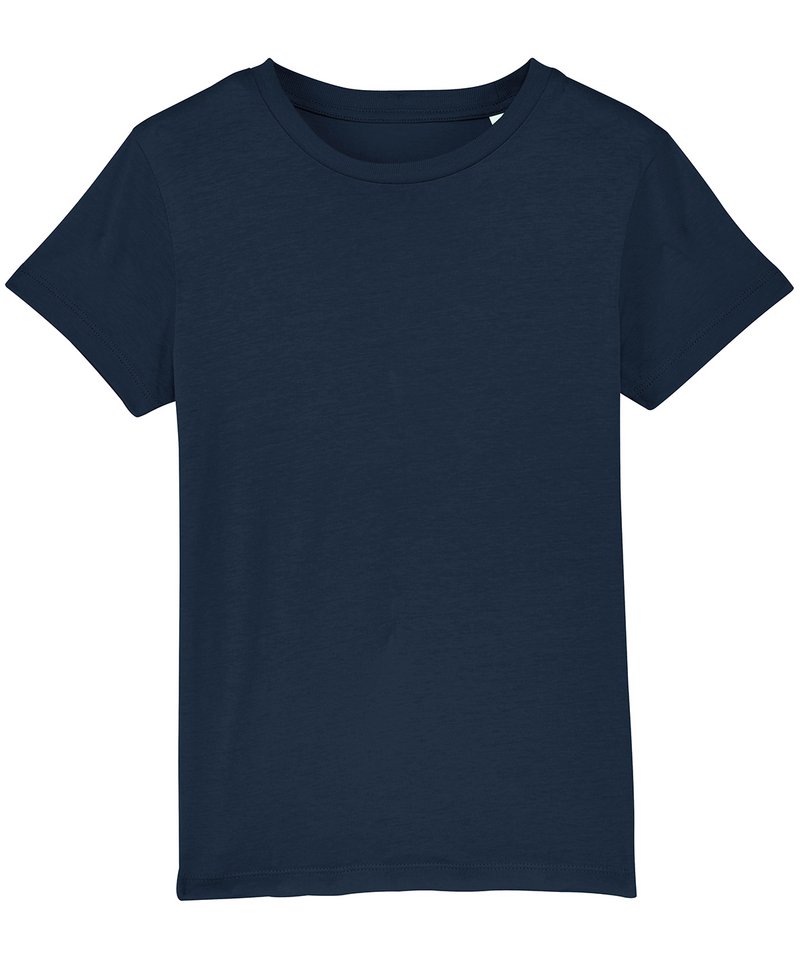 Kids Mini Creator Iconic T-Shirt (Sttk909) - (2nd Colours) in French Navy by StanleyStella — Custom branded clothing by Print Press, featuring premium embroidery produced in our specialist print lab in the UK.