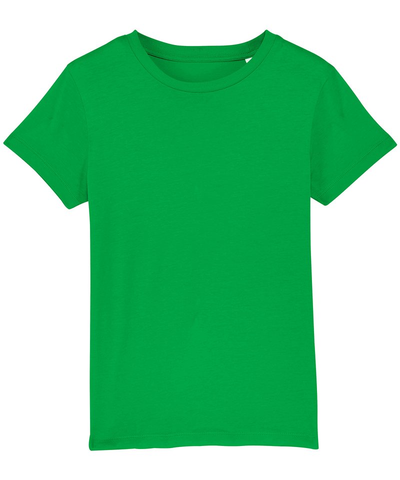 Kids Mini Creator Iconic T-Shirt (Sttk909) - (2nd Colours) in Fresh Green by StanleyStella — Custom branded clothing by Print Press, featuring premium embroidery produced in our specialist print lab in the UK.