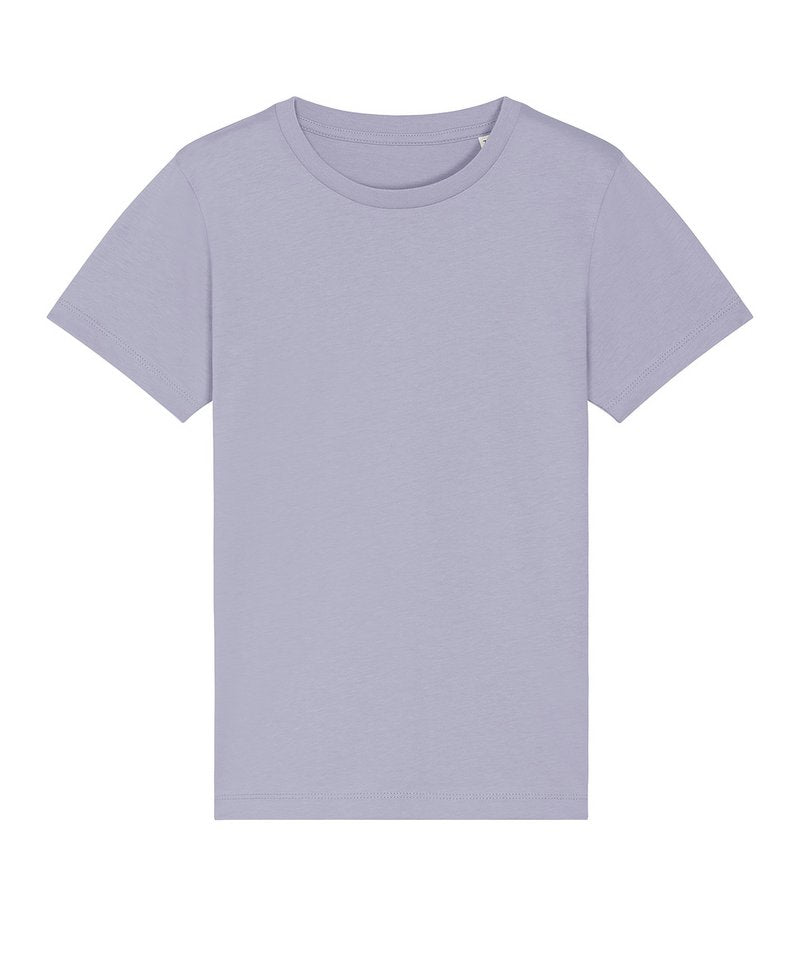 Kids Mini Creator Iconic T-Shirt (Sttk909) - (2nd Colours) in Lavender by StanleyStella — Custom branded clothing by Print Press, featuring premium embroidery produced in our specialist print lab in the UK.