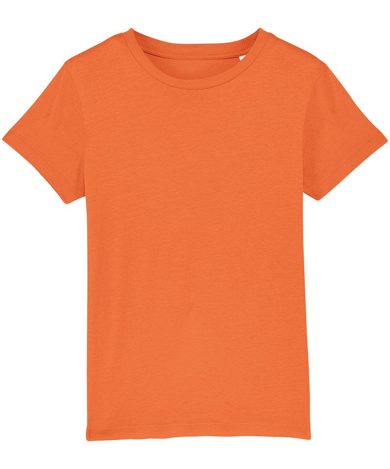Kids Mini Creator Iconic T-Shirt (Sttk909) in Melon Code by StanleyStella — Custom branded clothing by Print Press, featuring premium embroidery produced in our specialist print lab in the UK.