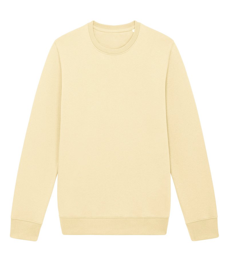 Unisex Changer Iconic Crew Neck Sweatshirt (Stsu823) - (3rd Colours) in Butter by StanleyStella — Custom branded clothing by Print Press, featuring premium embroidery produced in our specialist print lab in the UK.
