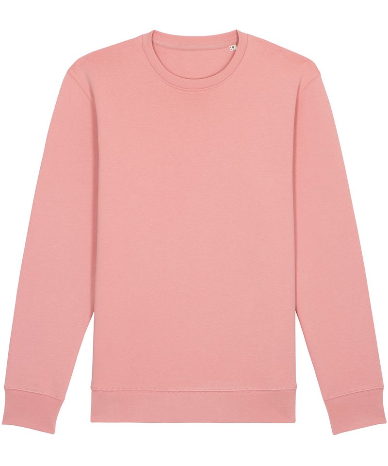 Unisex Changer Iconic Crew Neck Sweatshirt (Stsu823) - (3rd Colours) in Canyon Pink by StanleyStella — Custom branded clothing by Print Press, featuring premium embroidery produced in our specialist print lab in the UK.