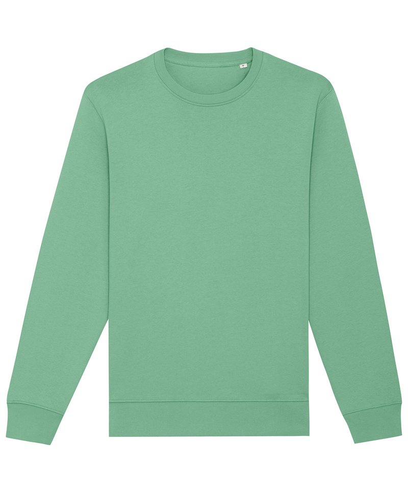 Unisex Changer Iconic Crew Neck Sweatshirt (Stsu823) - (3rd Colours) in Dusty Mint by StanleyStella — Custom branded clothing by Print Press, featuring premium embroidery produced in our specialist print lab in the UK.