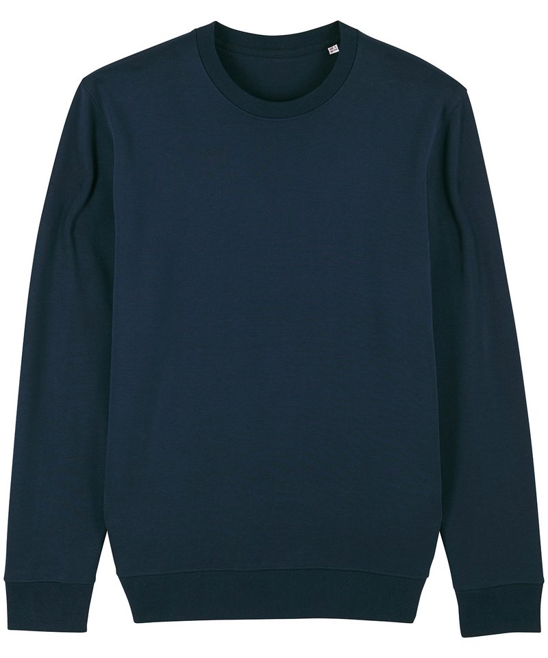 Unisex Changer Iconic Crew Neck Sweatshirt (Stsu823) - (2nd Colours) in French Navy by StanleyStella — Custom branded clothing by Print Press, featuring premium embroidery produced in our specialist print lab in the UK.