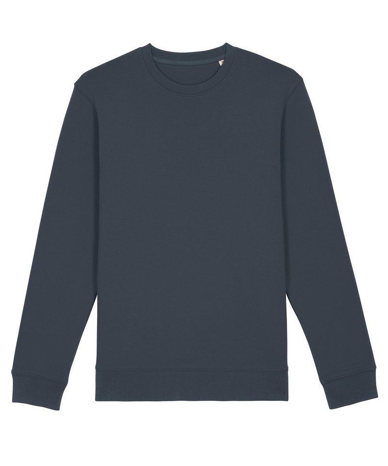 Unisex Changer Iconic Crew Neck Sweatshirt (Stsu823) - (2nd Colours) in India Ink Grey by StanleyStella — Custom branded clothing by Print Press, featuring premium embroidery produced in our specialist print lab in the UK.