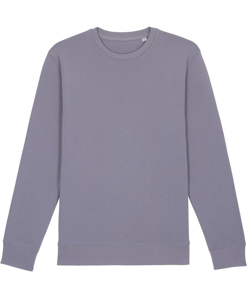 Unisex Changer Iconic Crew Neck Sweatshirt (Stsu823) - (2nd Colours) in Lava Grey by StanleyStella — Custom branded clothing by Print Press, featuring premium embroidery produced in our specialist print lab in the UK.