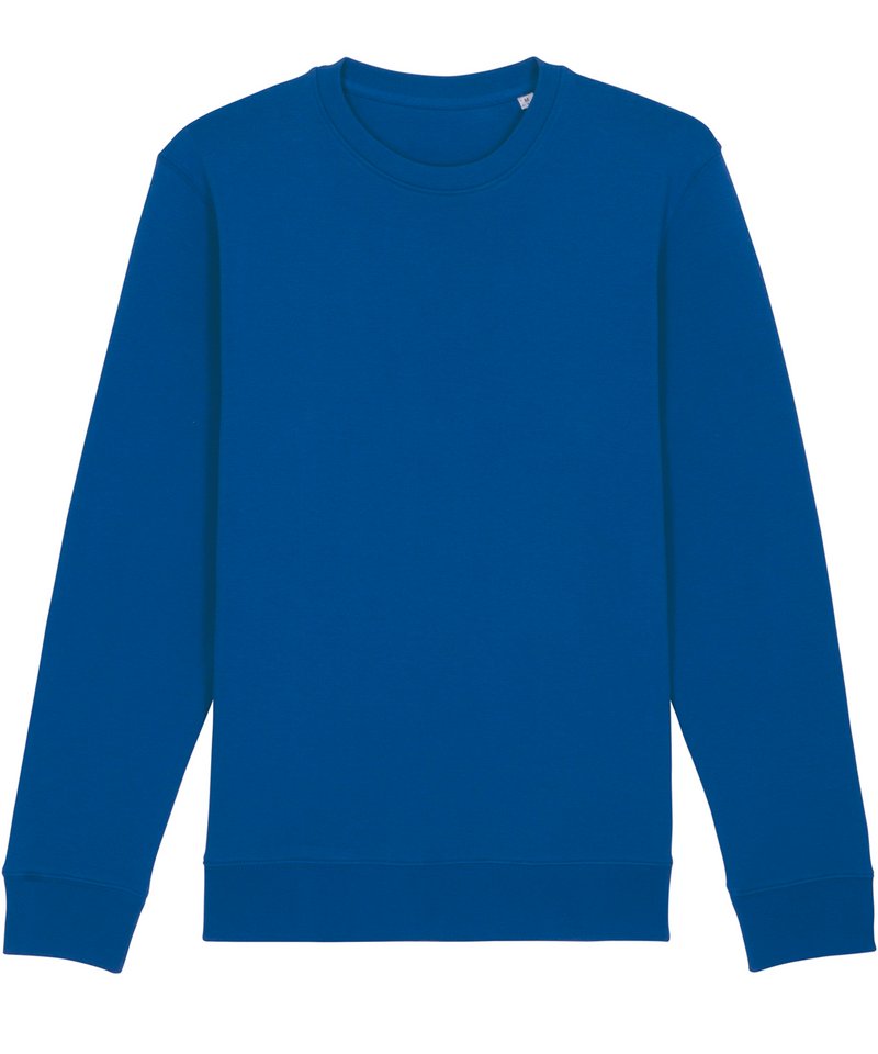 Unisex Changer Iconic Crew Neck Sweatshirt (Stsu823) - (2nd Colours) in Majorelle Blue by StanleyStella — Custom branded clothing by Print Press, featuring premium embroidery produced in our specialist print lab in the UK.