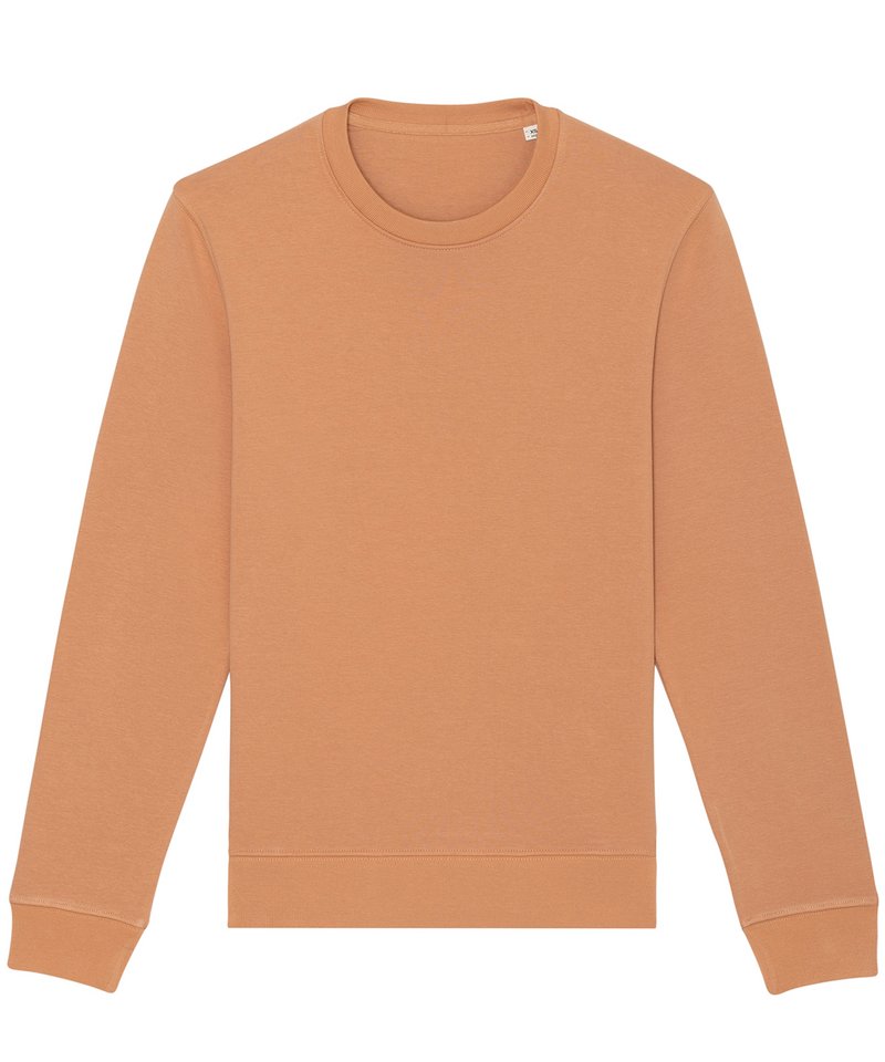 Unisex Changer Iconic Crew Neck Sweatshirt (Stsu823) in XL Mushroom by StanleyStella — Custom branded clothing by Print Press, featuring premium embroidery produced in our specialist print lab in the UK.