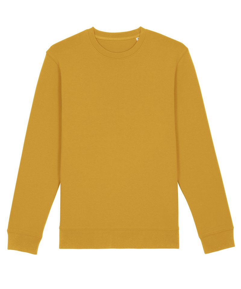 Unisex Changer Iconic Crew Neck Sweatshirt (Stsu823) in Ochre by StanleyStella — Custom branded clothing by Print Press, featuring premium embroidery produced in our specialist print lab in the UK.