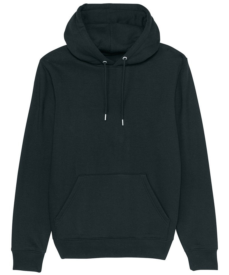Unisex Cruiser Iconic Hoodie Sweatshirt (Stsu822) - (4th Colours) in Black by StanleyStella — Custom branded clothing by Print Press, featuring premium embroidery produced in our specialist print lab in the UK.