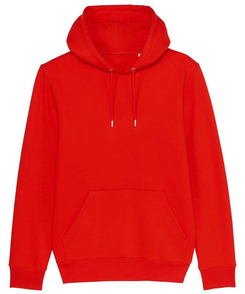 Unisex Cruiser Iconic Hoodie Sweatshirt (Stsu822) - (4th Colours) in Bright Red by StanleyStella — Custom branded clothing by Print Press, featuring premium embroidery produced in our specialist print lab in the UK.