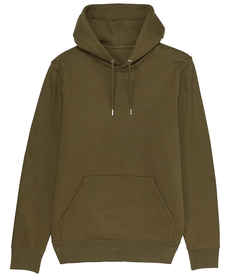 Unisex Cruiser Iconic Hoodie Sweatshirt (Stsu822) - (4th Colours) in British Khaki by StanleyStella — Custom branded clothing by Print Press, featuring premium embroidery produced in our specialist print lab in the UK.