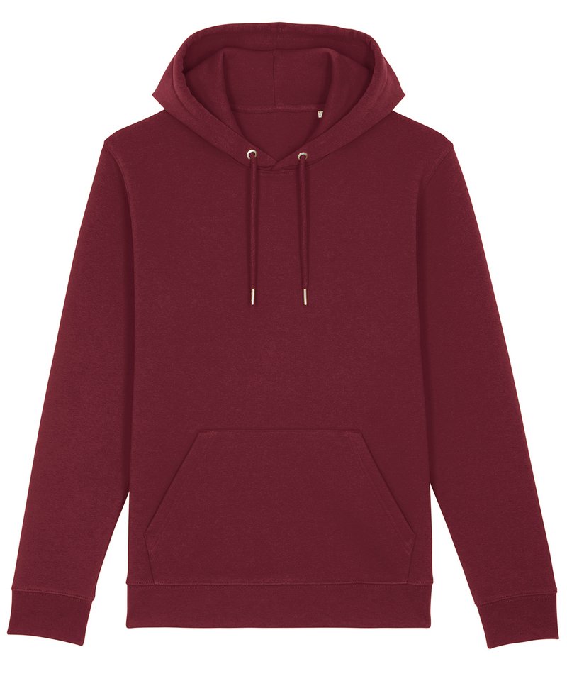 Unisex Cruiser Iconic Hoodie Sweatshirt (Stsu822) - (4th Colours) in Burgundy by StanleyStella — Custom branded clothing by Print Press, featuring premium embroidery produced in our specialist print lab in the UK.